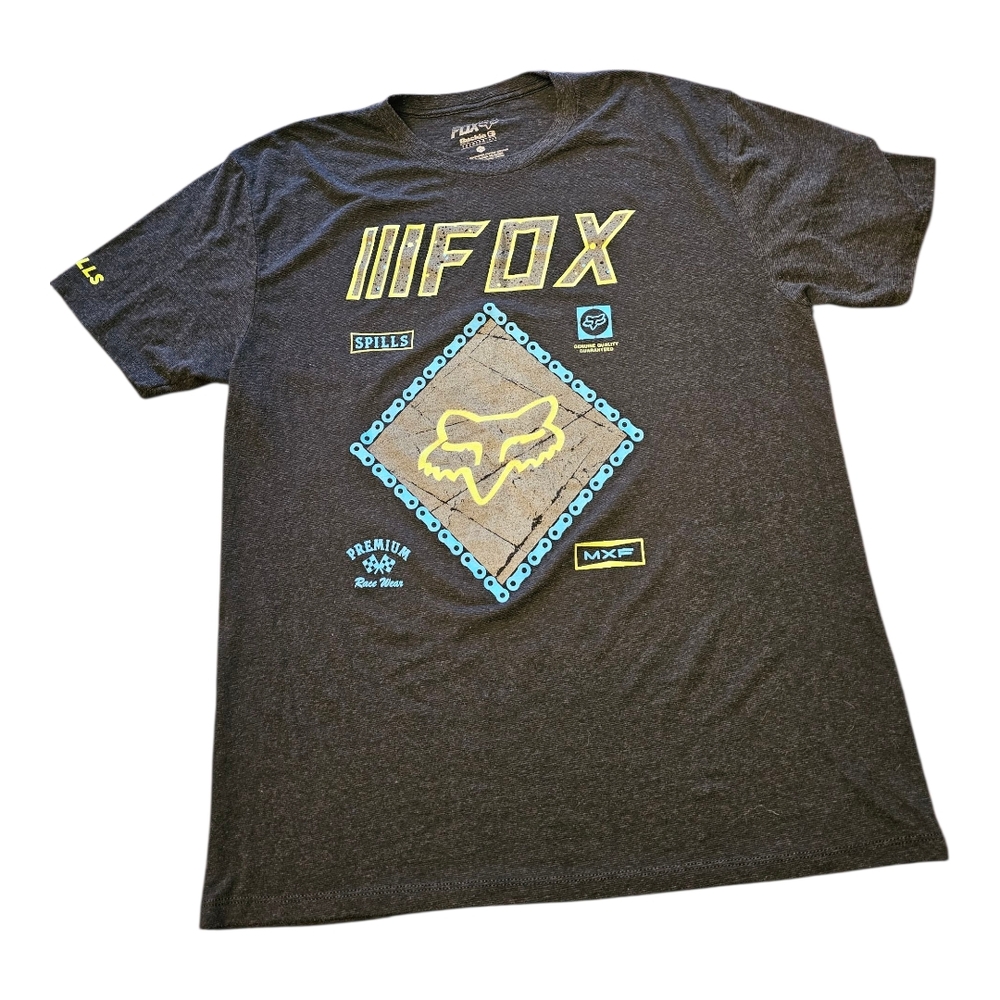 Fox Men's Charcoal Graphic Tee